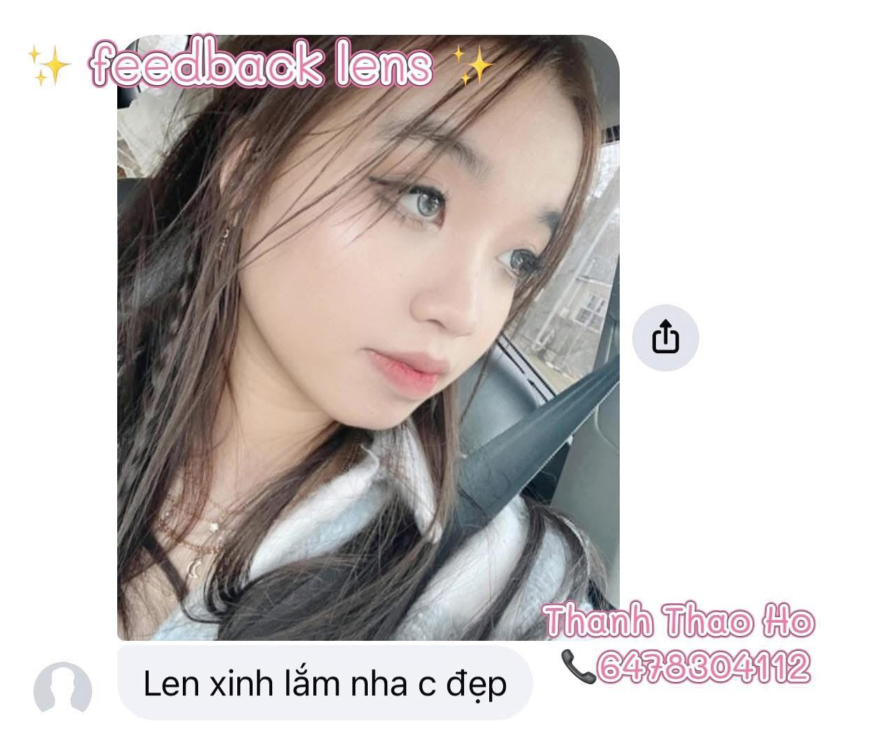 Khách feedback lens