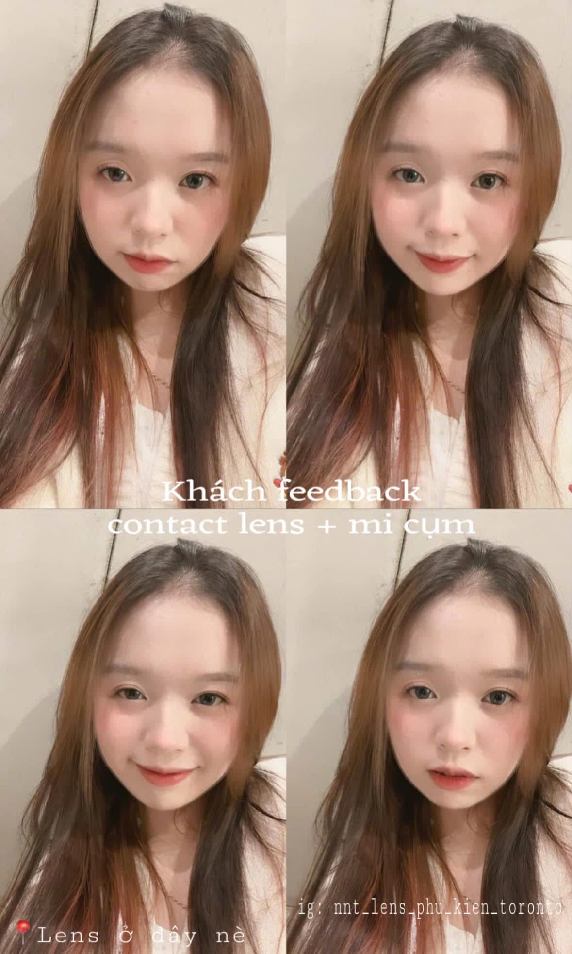 Khách feedback lens