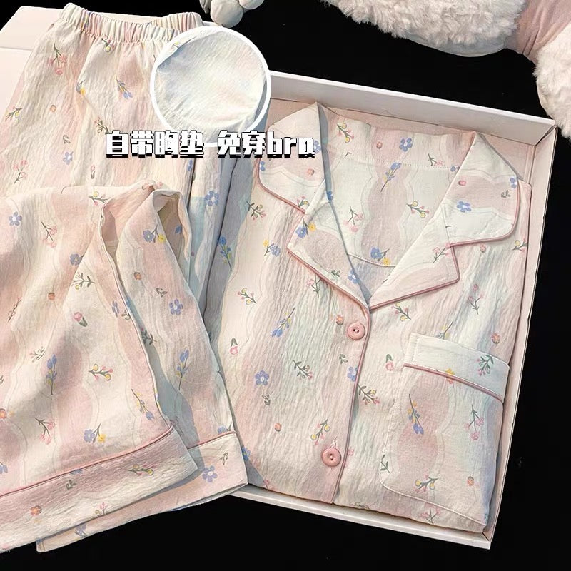 Pijama dài hoạt hình nhiều kiểu