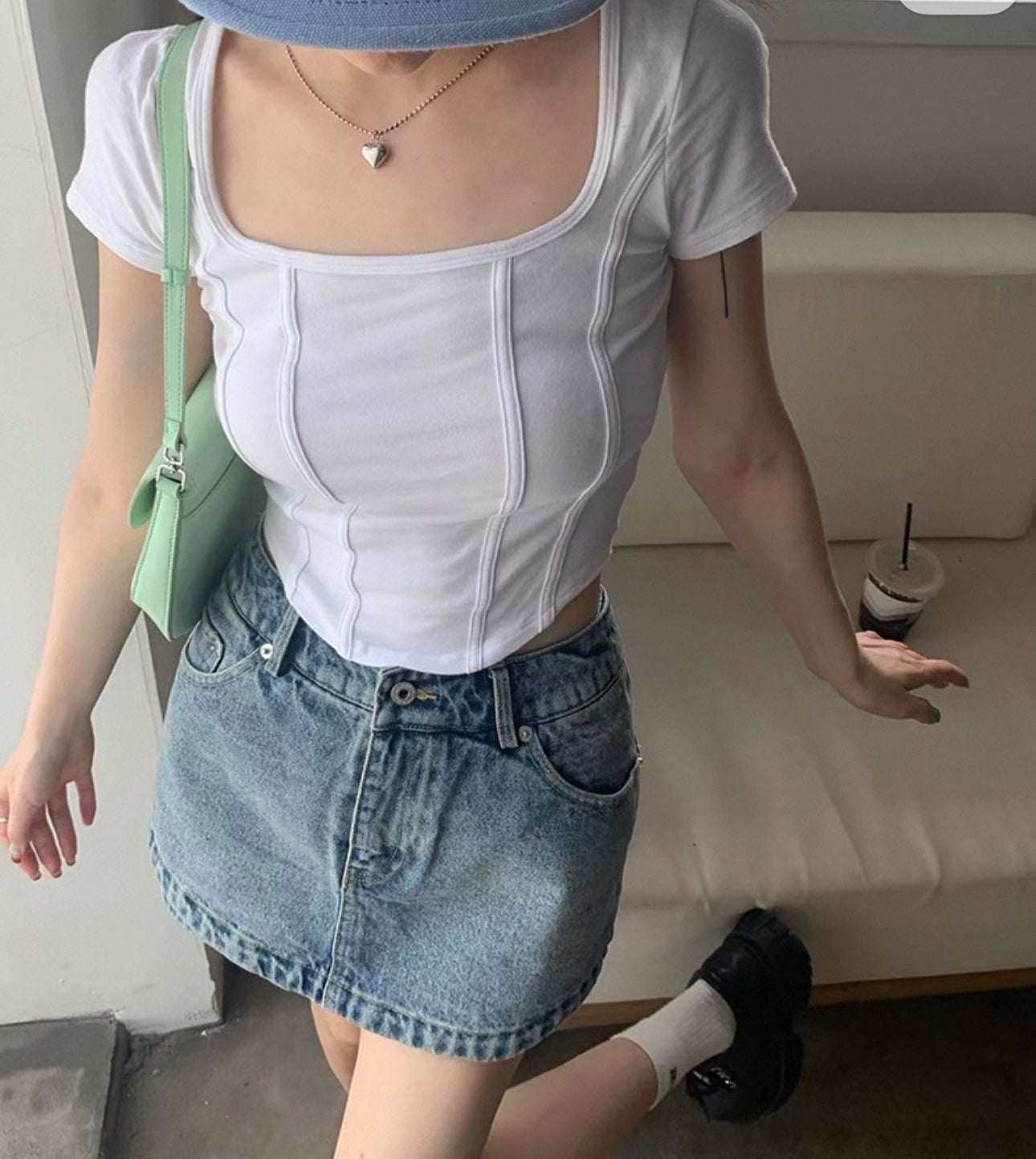 Váy jean mix quần năng động chỉ 30$
