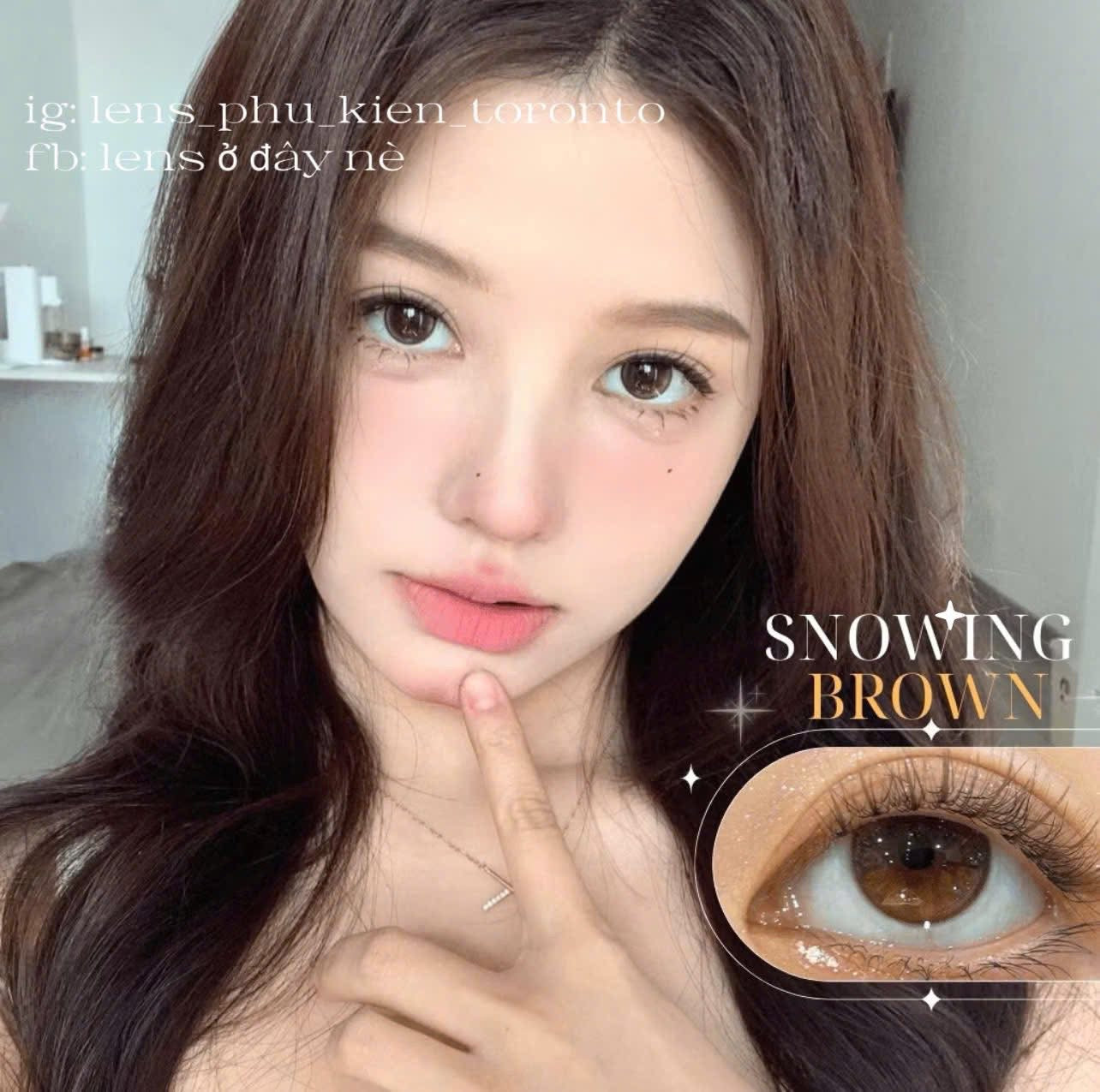 Contact Lens - Snowing Brown