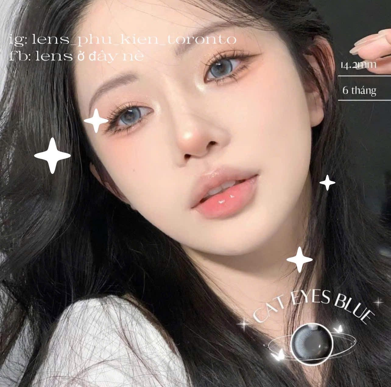 Contact Lens - Cat Eyes Blue