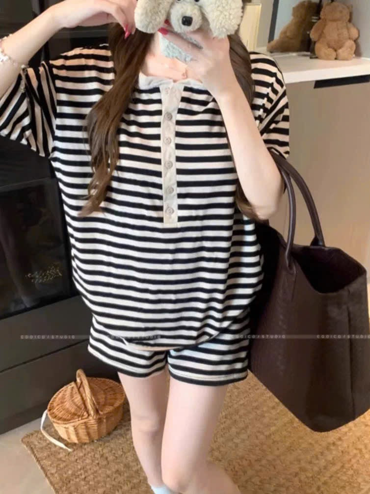 Set sọc xinh hè
