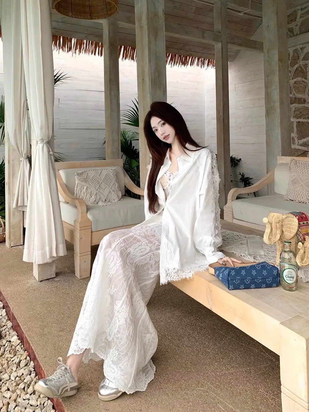 Set 3 món ren quyến rũ