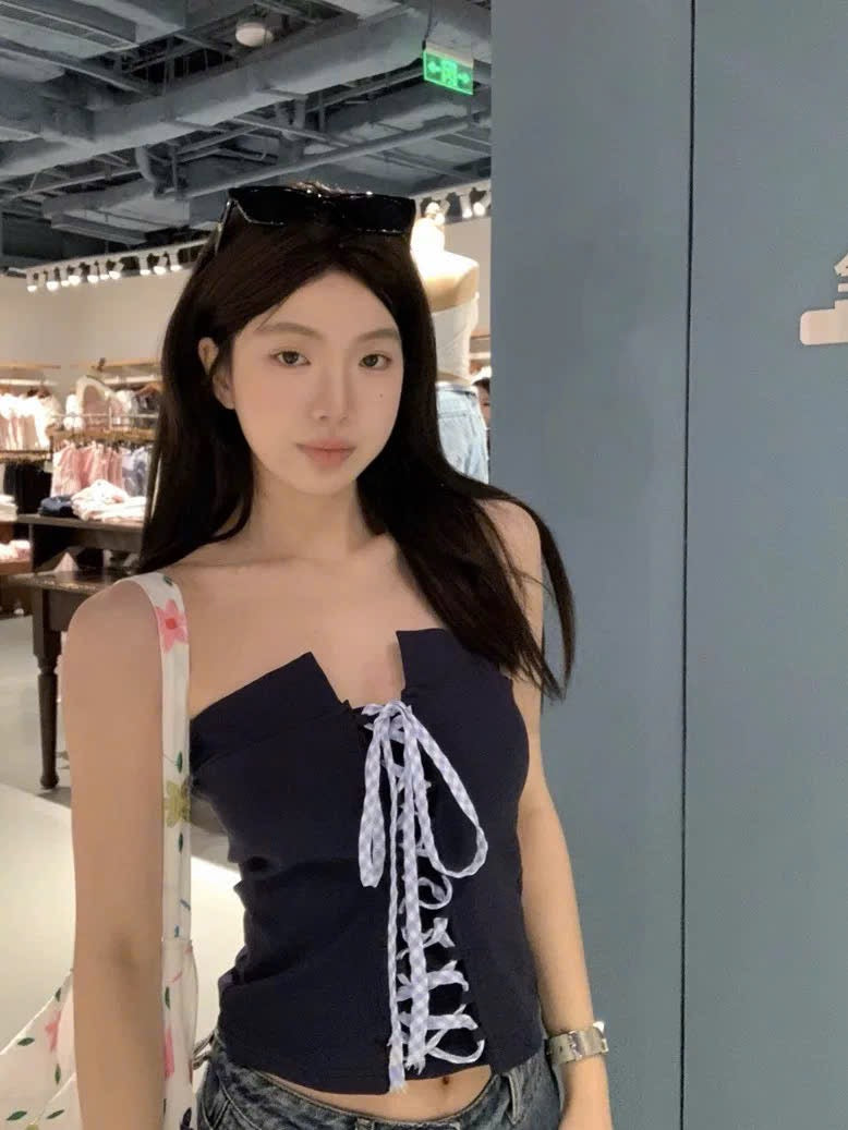 Áo ống thắt nơ vừa slay vừa cá tính