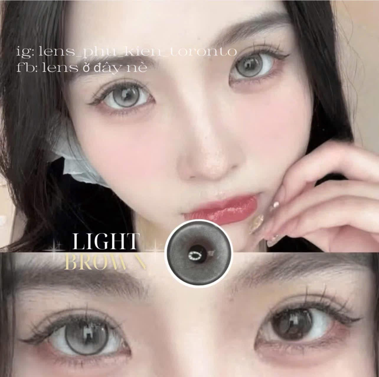 Contact Lens - Light Brown