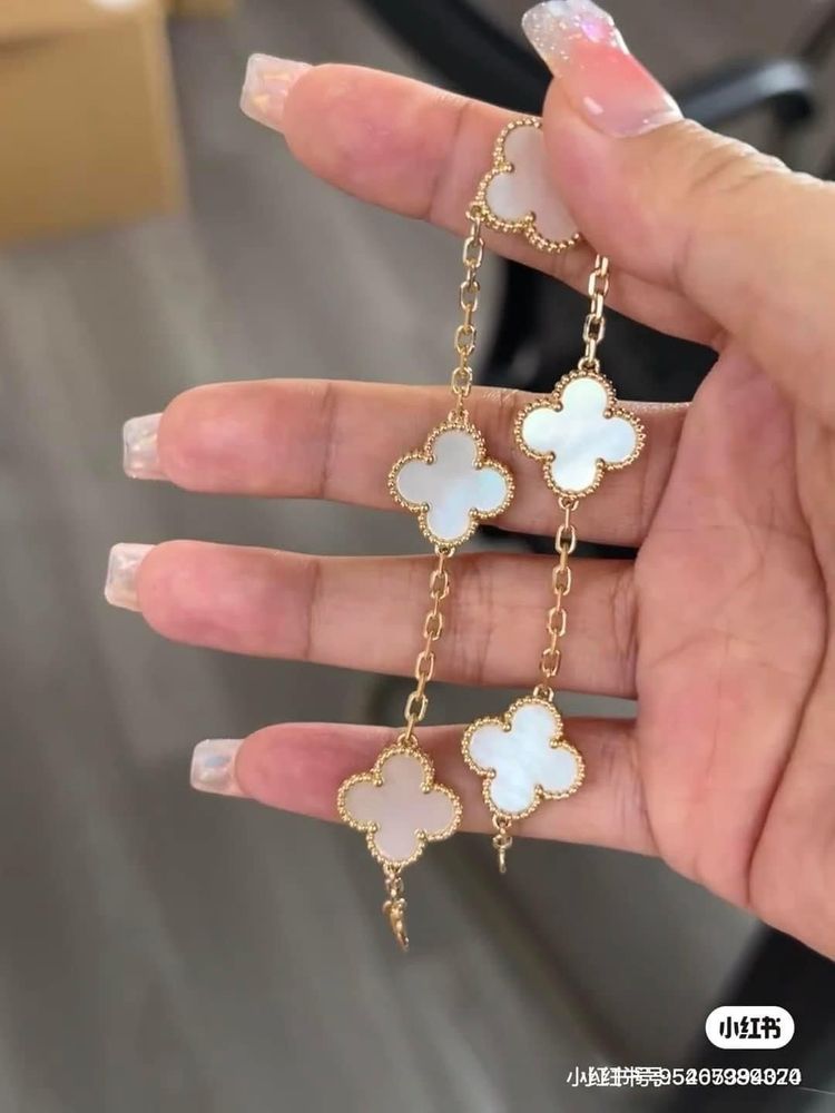 Vip VCA dây vàng phun 14k gold, đá xà cừ