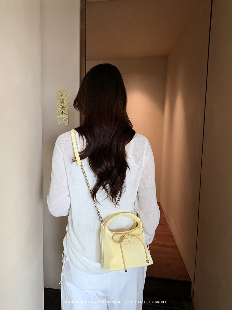Túi đeo vai Chio'2nd nơ có tay cầm