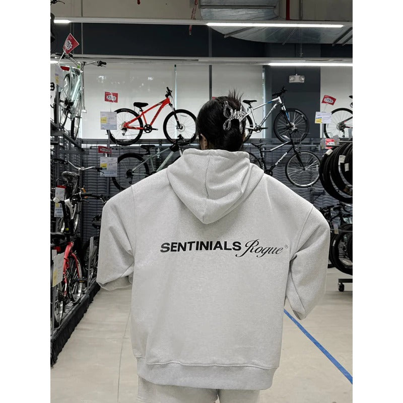 Áo hoodie zip trơn S Sentinials unisex local brand Việt Nam