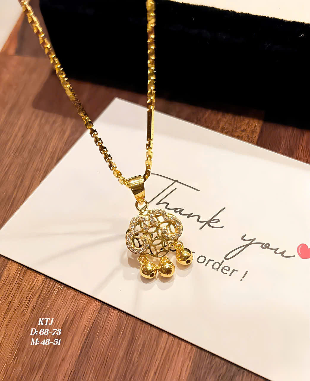 Dây chuyền vàng mặt Khánh Bình An