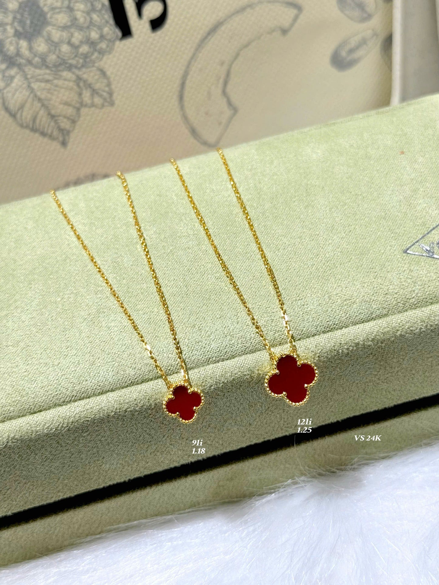 Dây chuyền vàng 24k mặt VCA