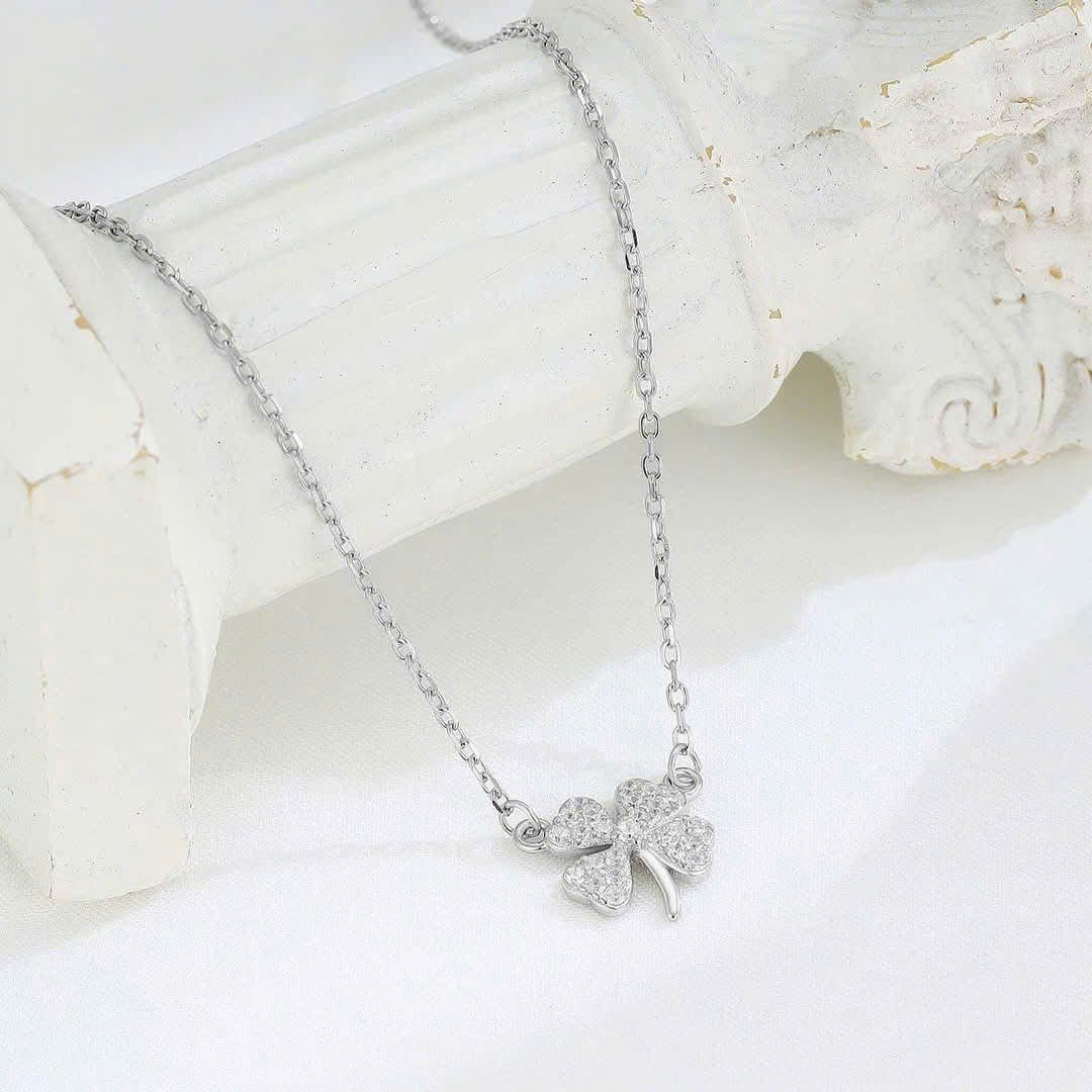 Dây chuyền bạc cỏ 4 lá