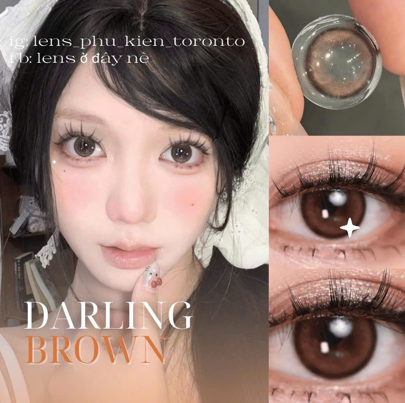 Contact lens - Darling Brown