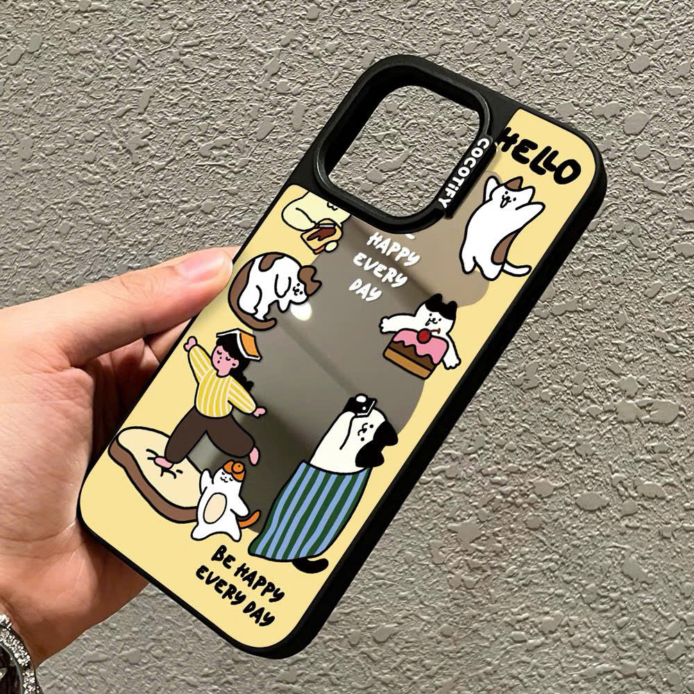 Ốp lưng IP tráng gương rực rỡ yêu đời