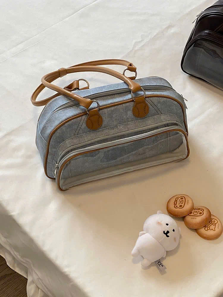 Túi đeo vai Chubby Bag ngăn trong suốt