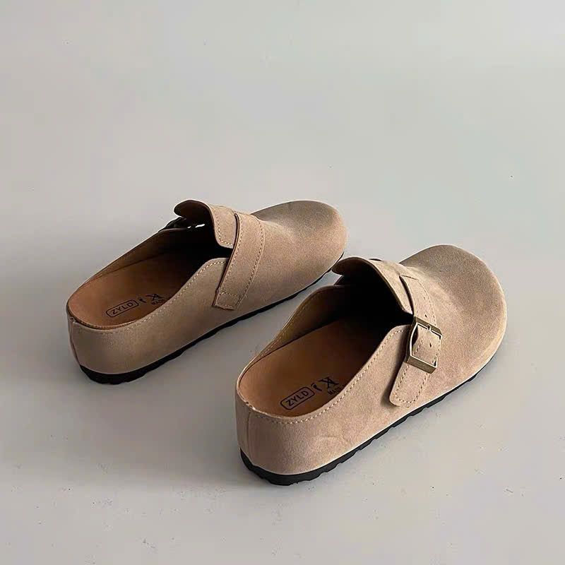 Dép sục da trơn đế êm