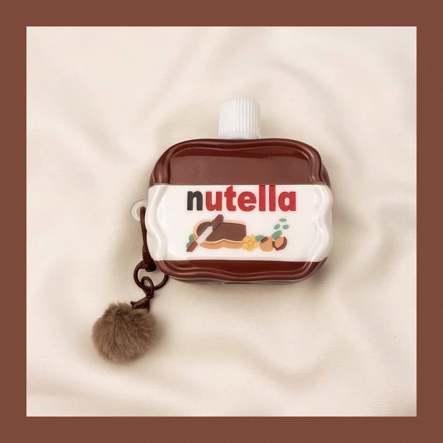 Case Airpods lọ Nutella đủ dòng máy