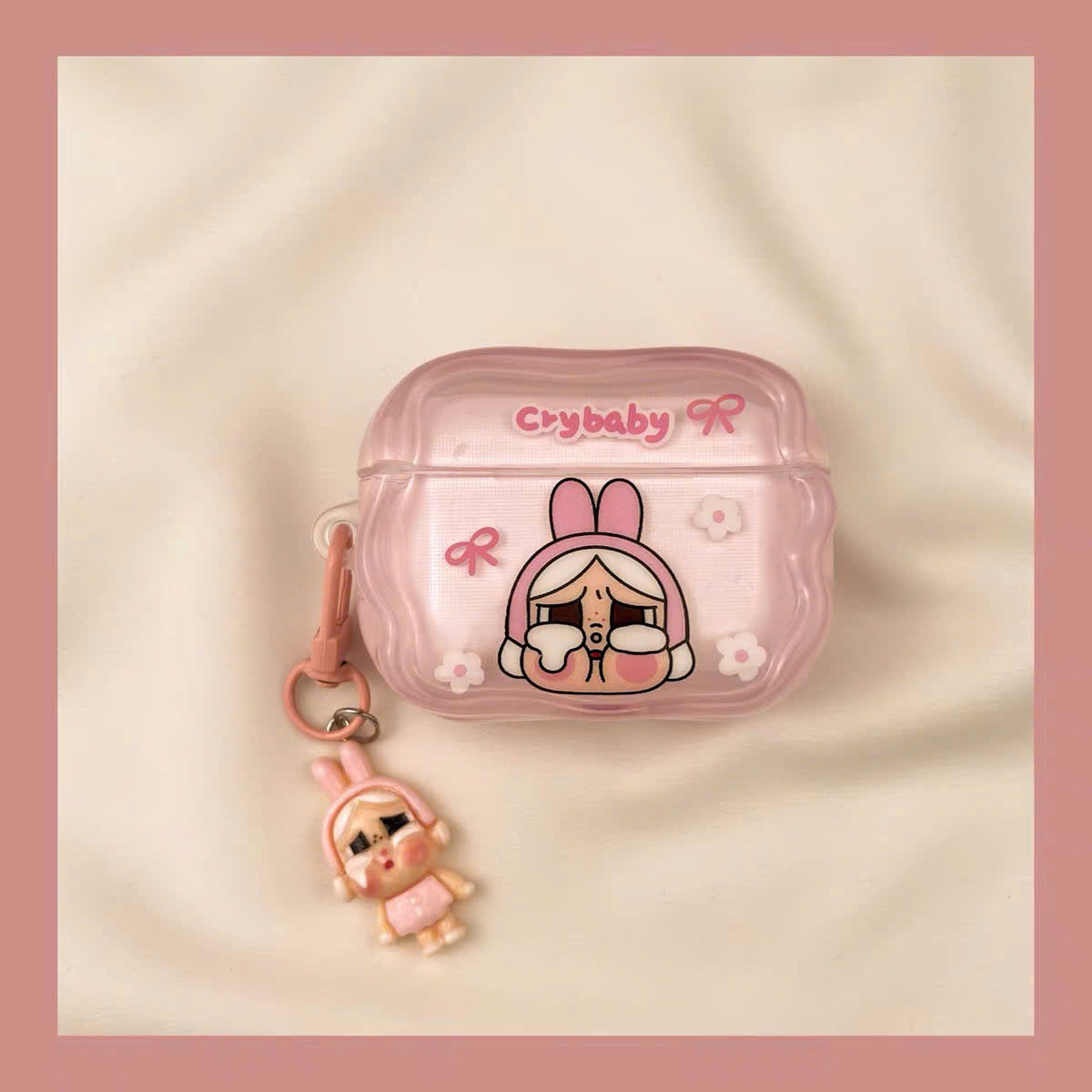 Case Airpods Cry Baby kèm charm