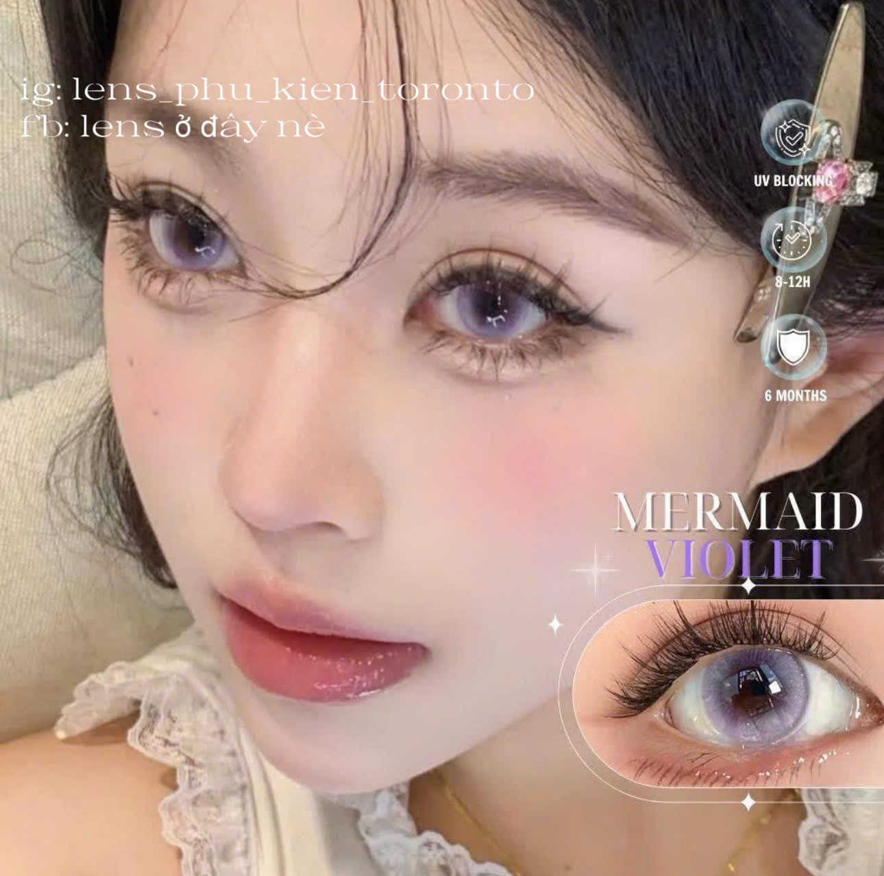 Contact Lens - Mermaid Violet