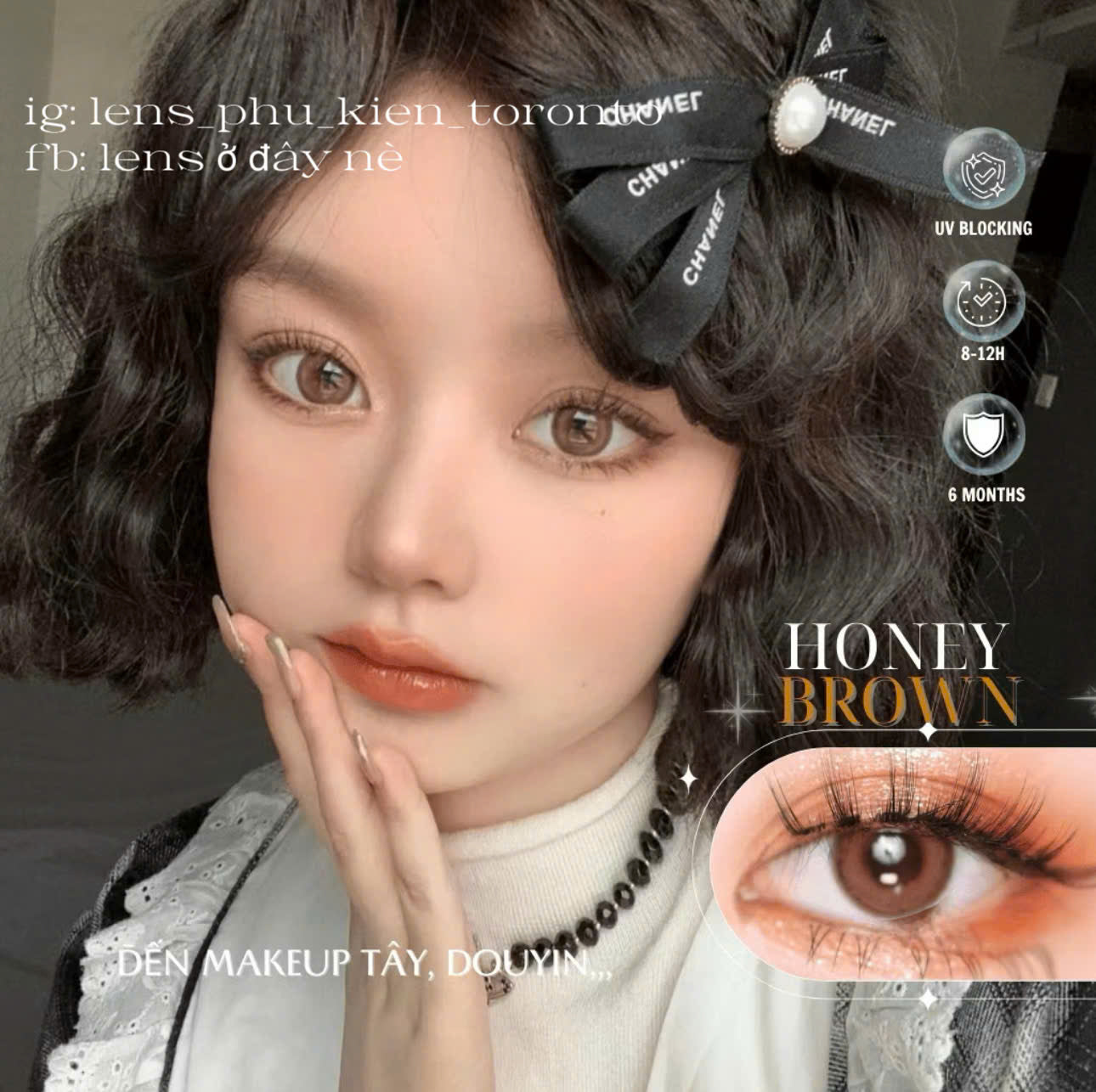 Contact Lens - Honey Brown