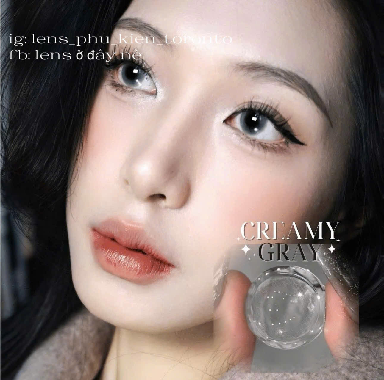 Contact Lens - Creamy Gray