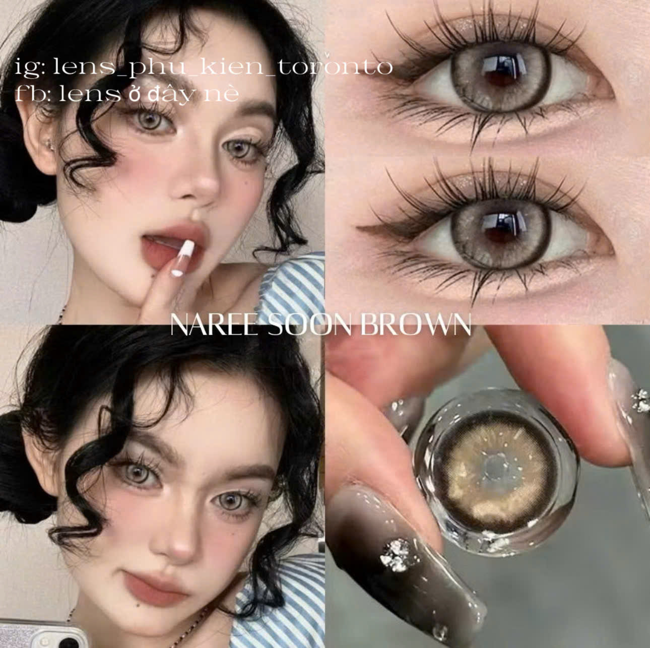 Contact lens - Naree Soon Brown