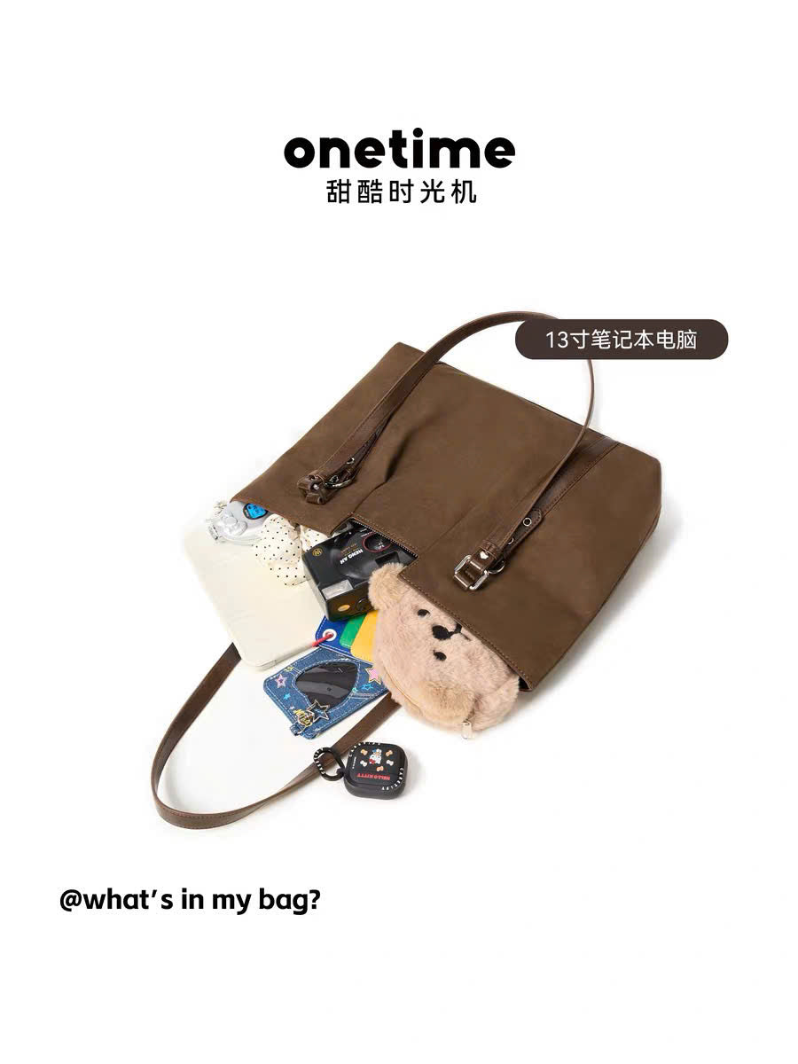 Túi tote da đeo vai form chuẩn chứa nhiều đồ tiện lợi Onetime