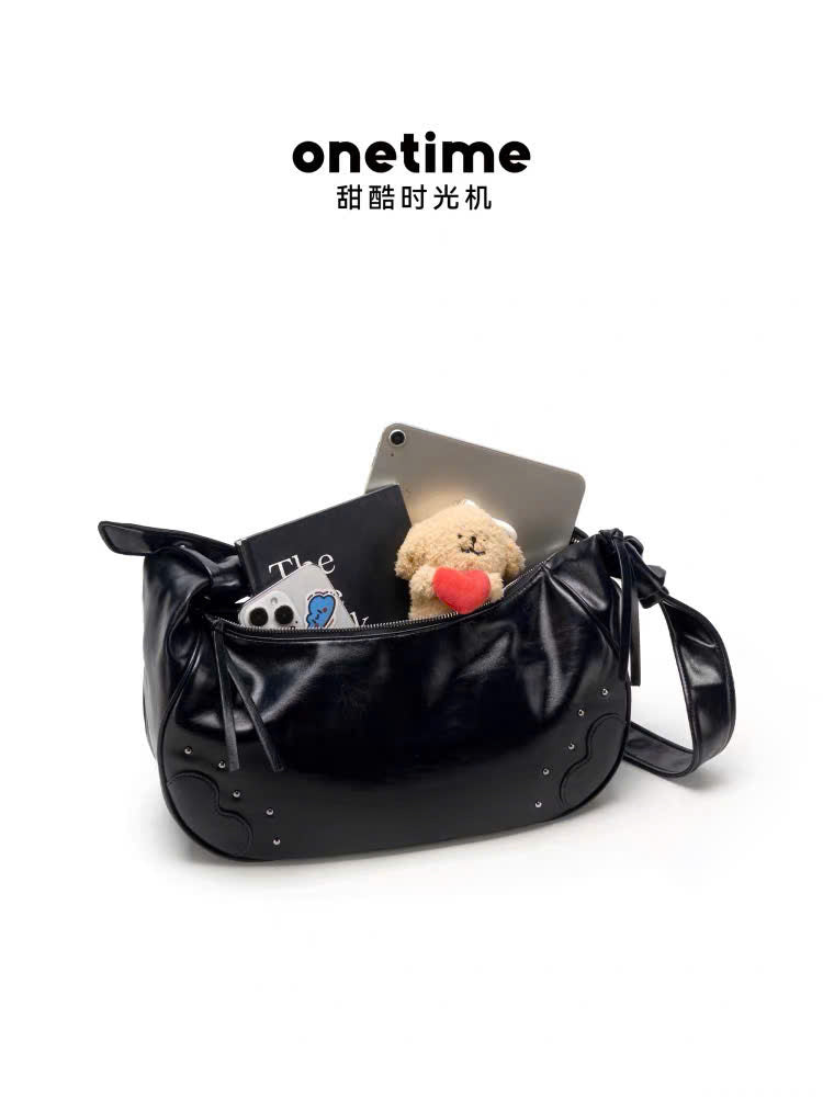 Túi da đeo vai hình bán nguyệt Onetime kẹp nách thời trang