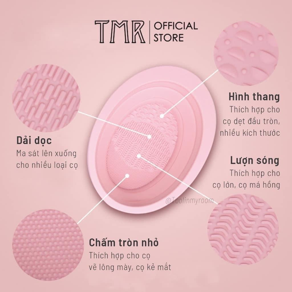 Chậu silicone mini rửa cọ make-up có sẵn