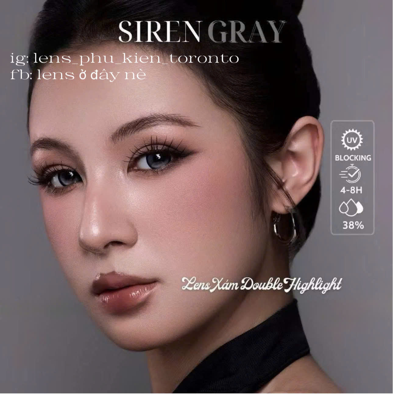 Contact lens - Siren Gray