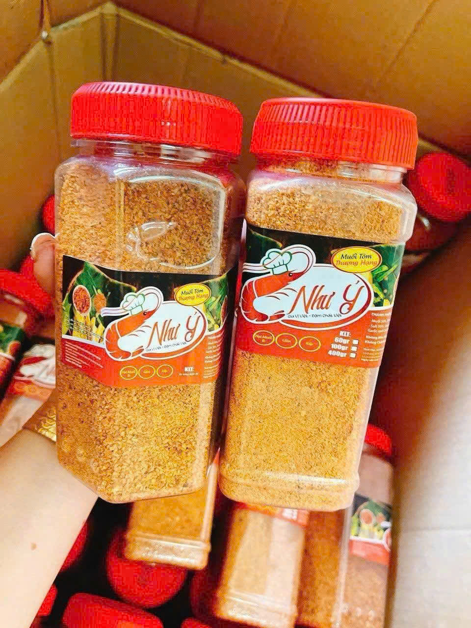 Muối tôm Như ý hạt to & xay mịn