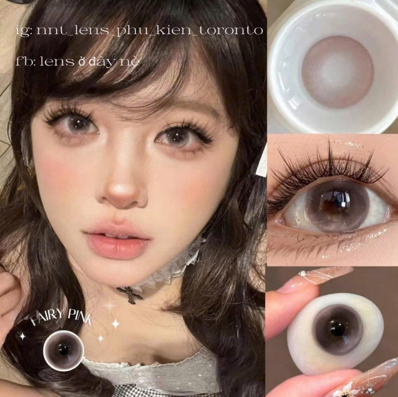 Contact Lens - Fairy Pink