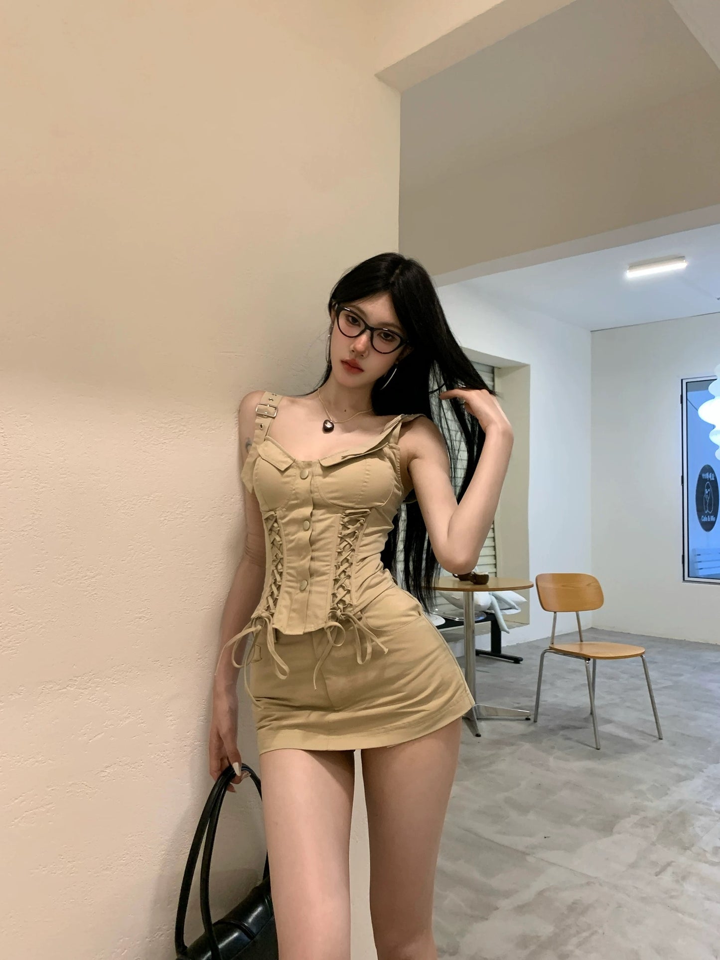 Áo dây mảnh GAOSITONG phong cách retro chỉ 65$