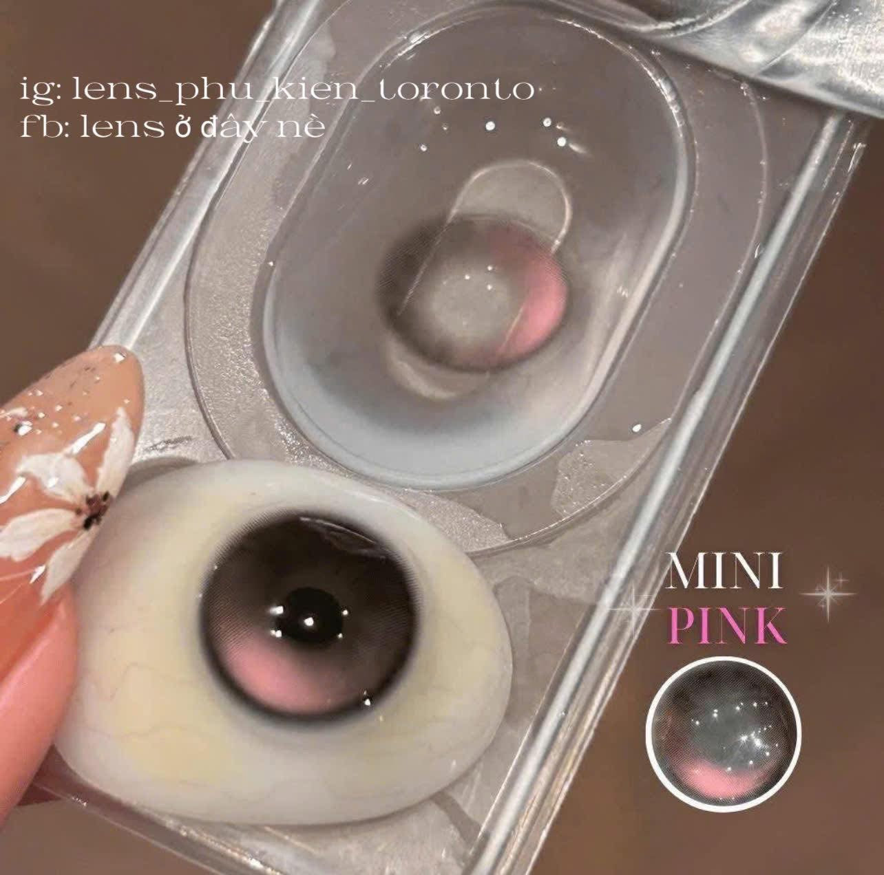 Contact Lens - Mini Pink
