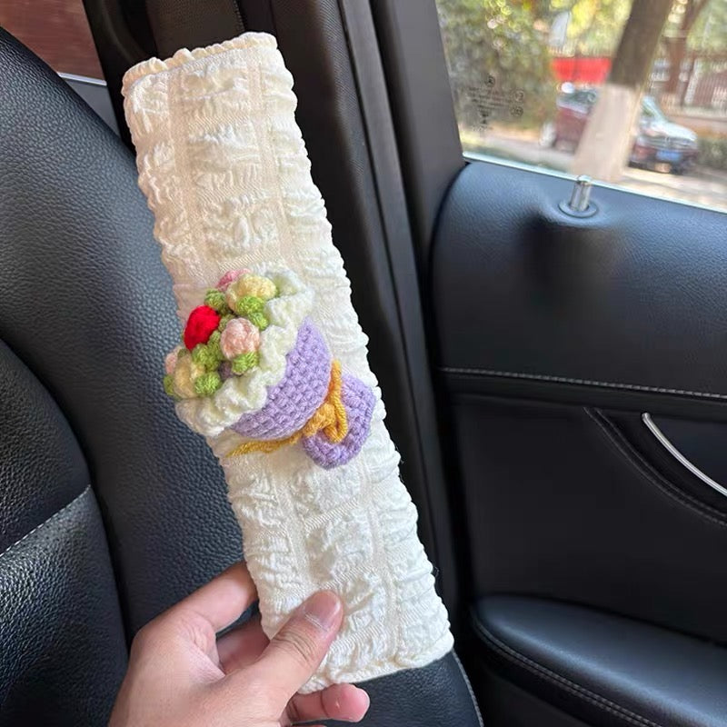 Bọc seat belt gấu và hoa