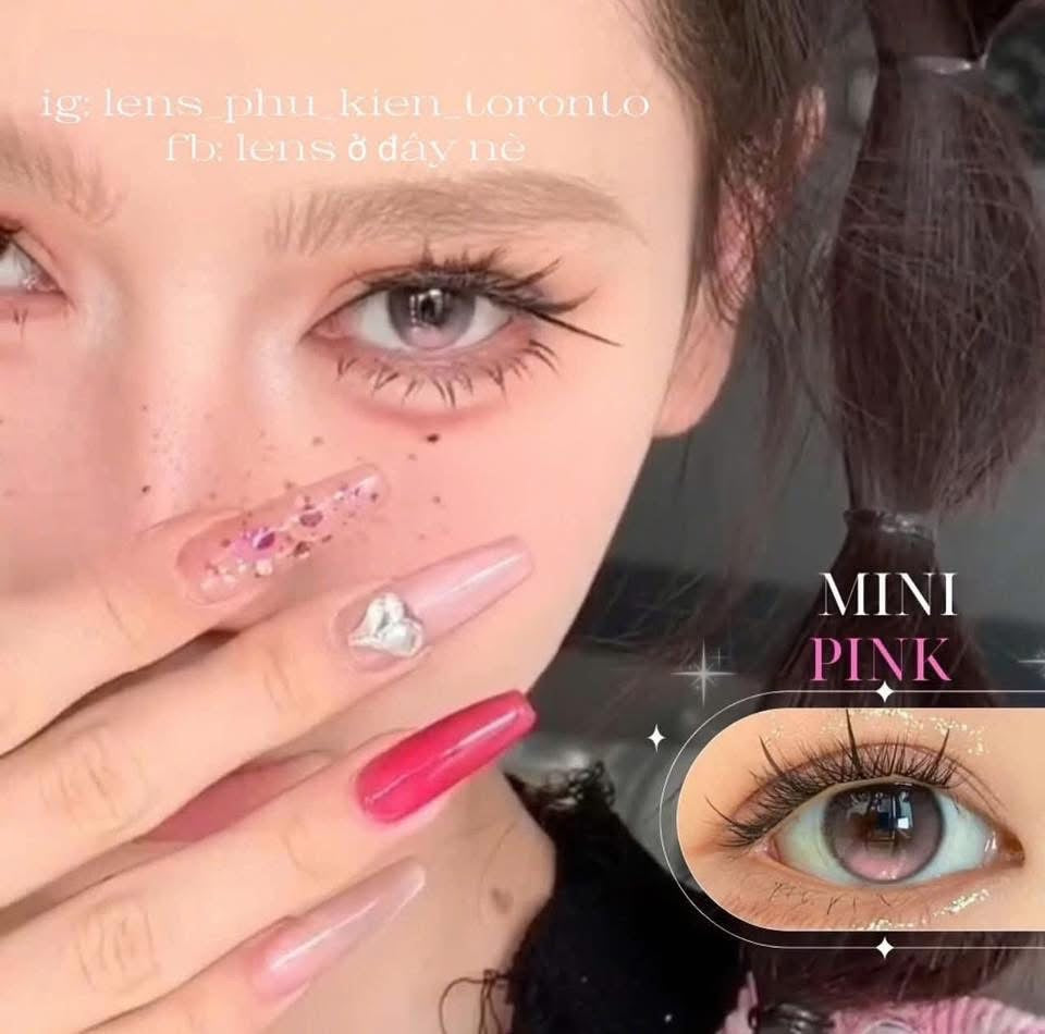 Contact Lens - Mini Pink