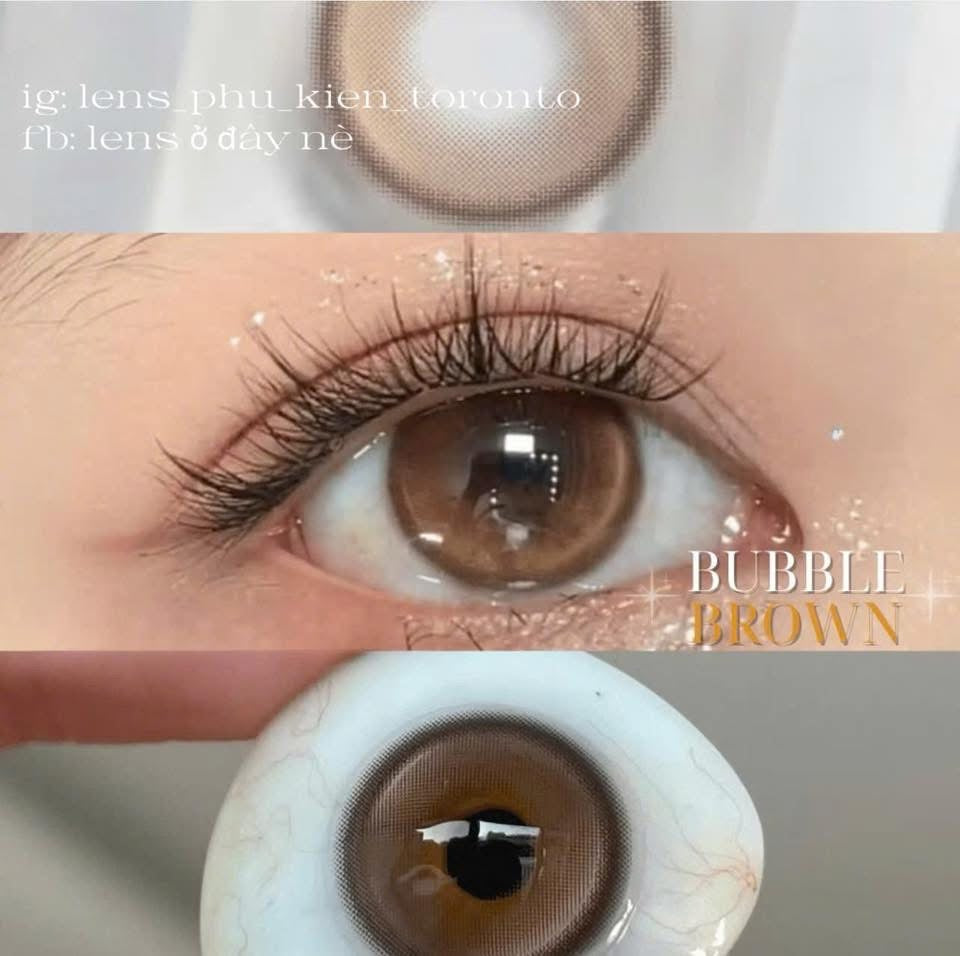 Contact Lens - Bubble Brown