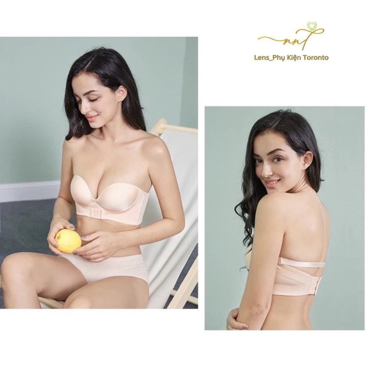 Áo ngực không dây gài sau kèm gài trước