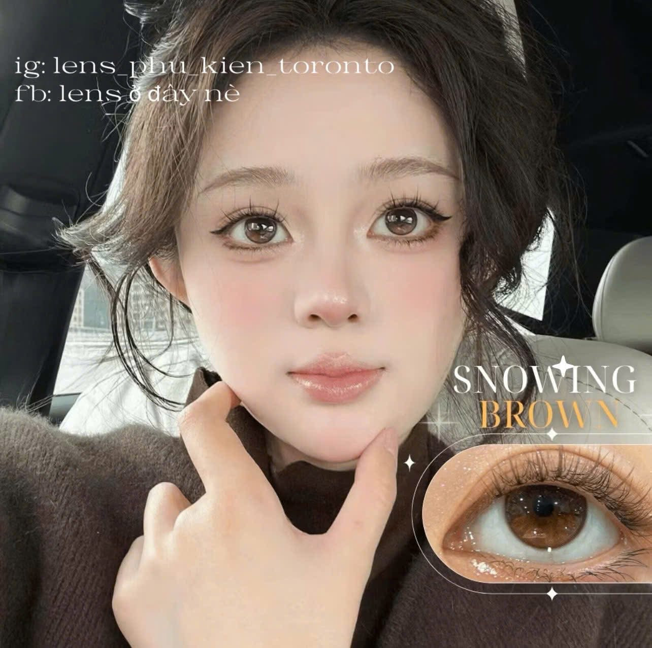 Contact Lens - Snowing Brown