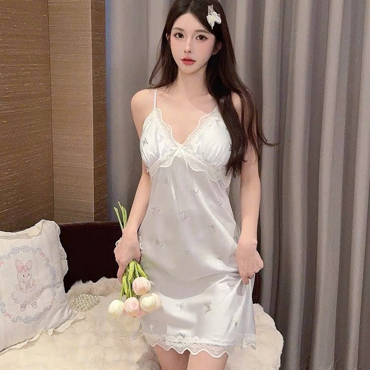 Váy ngủ 2 dây dễ thương