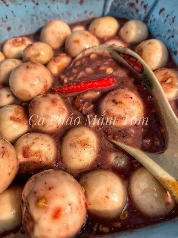 Cà pháo mắm tôm thơm giòn