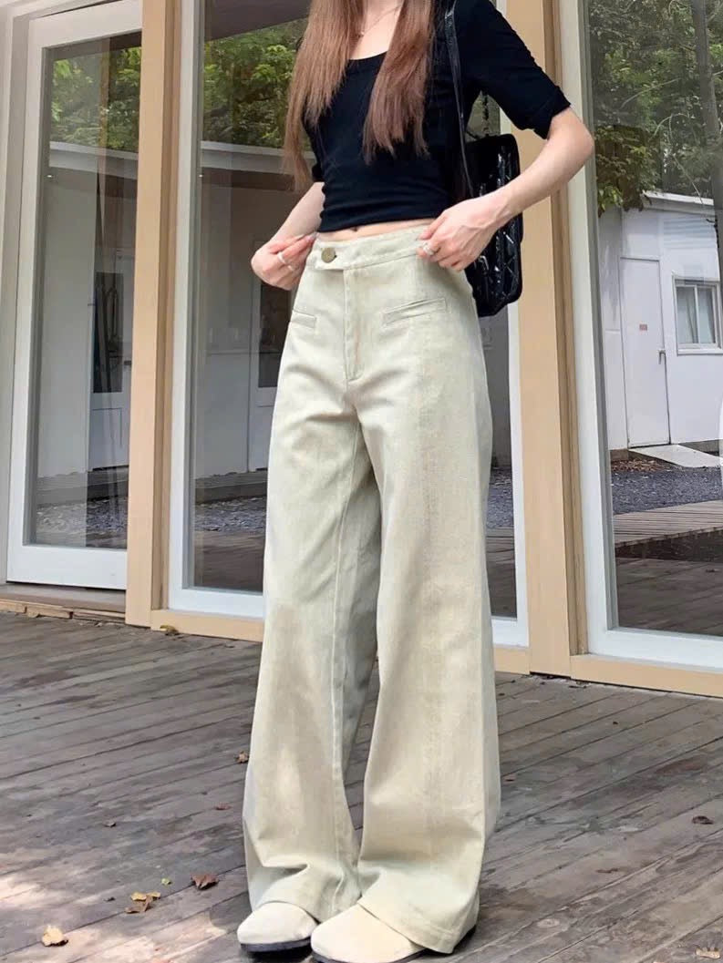 Quần ống suông trendy