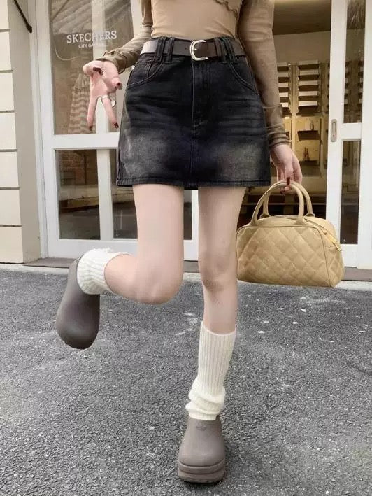 Chân váy jean top 1 Taobao gom order 30$