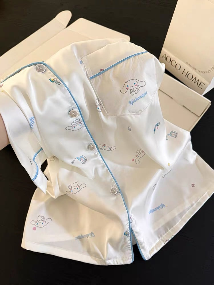 Set pijama 3 món hoạt hình Cinnamoroll siêu yêu