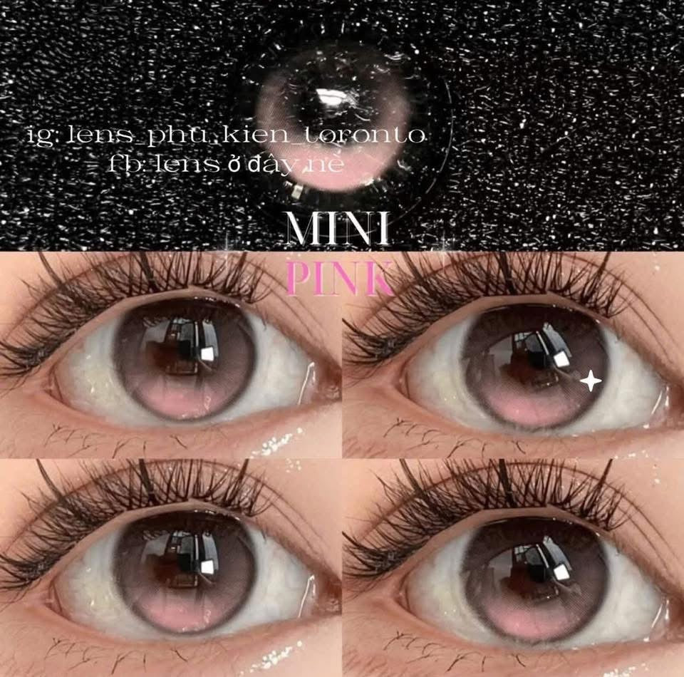 Contact Lens - Mini Pink