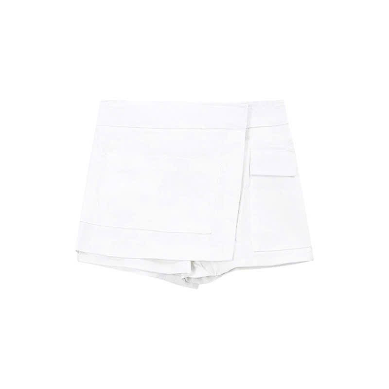 Set áo polo dệt mix chân váy