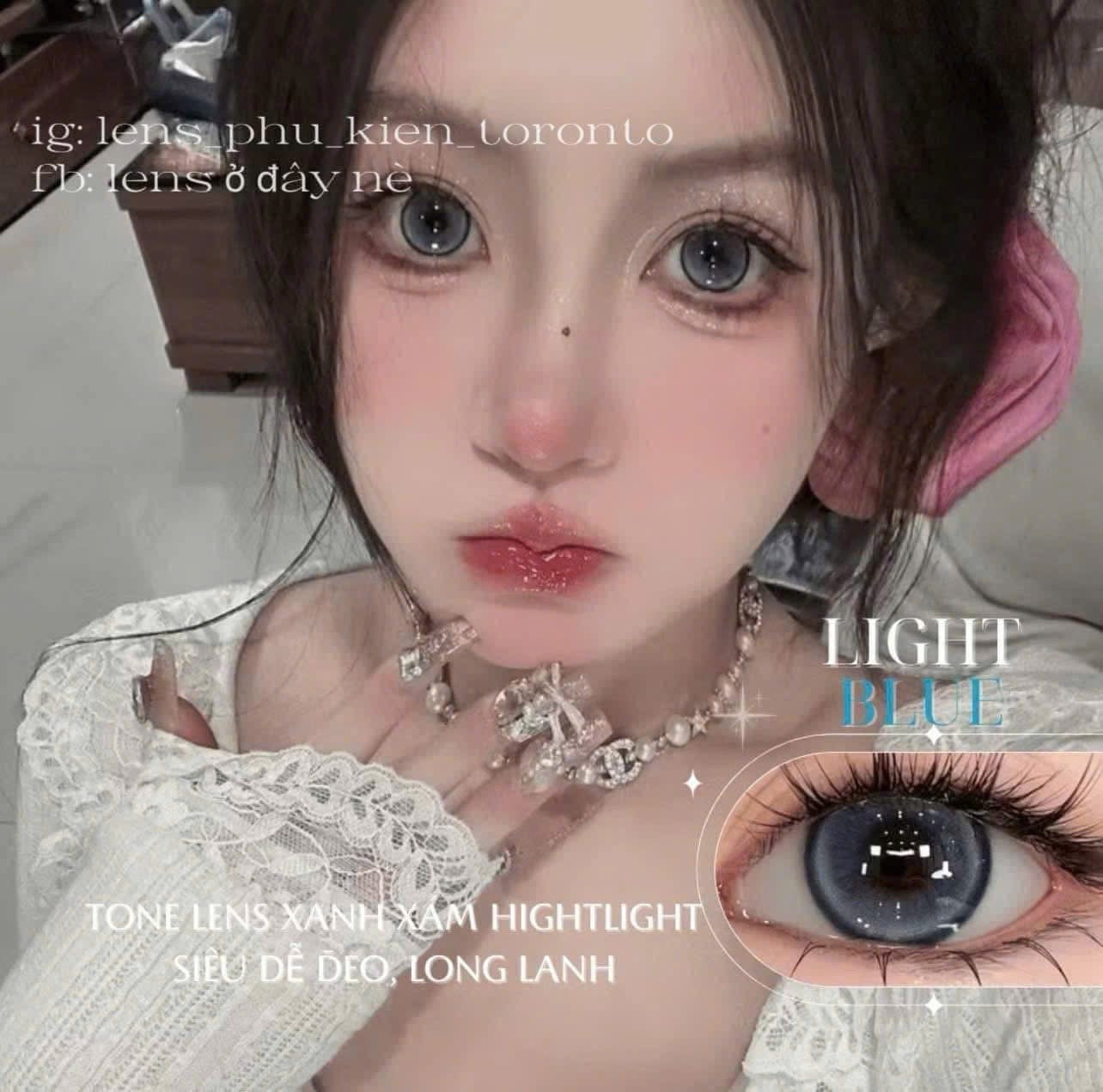 Contact Lens - Light Blue