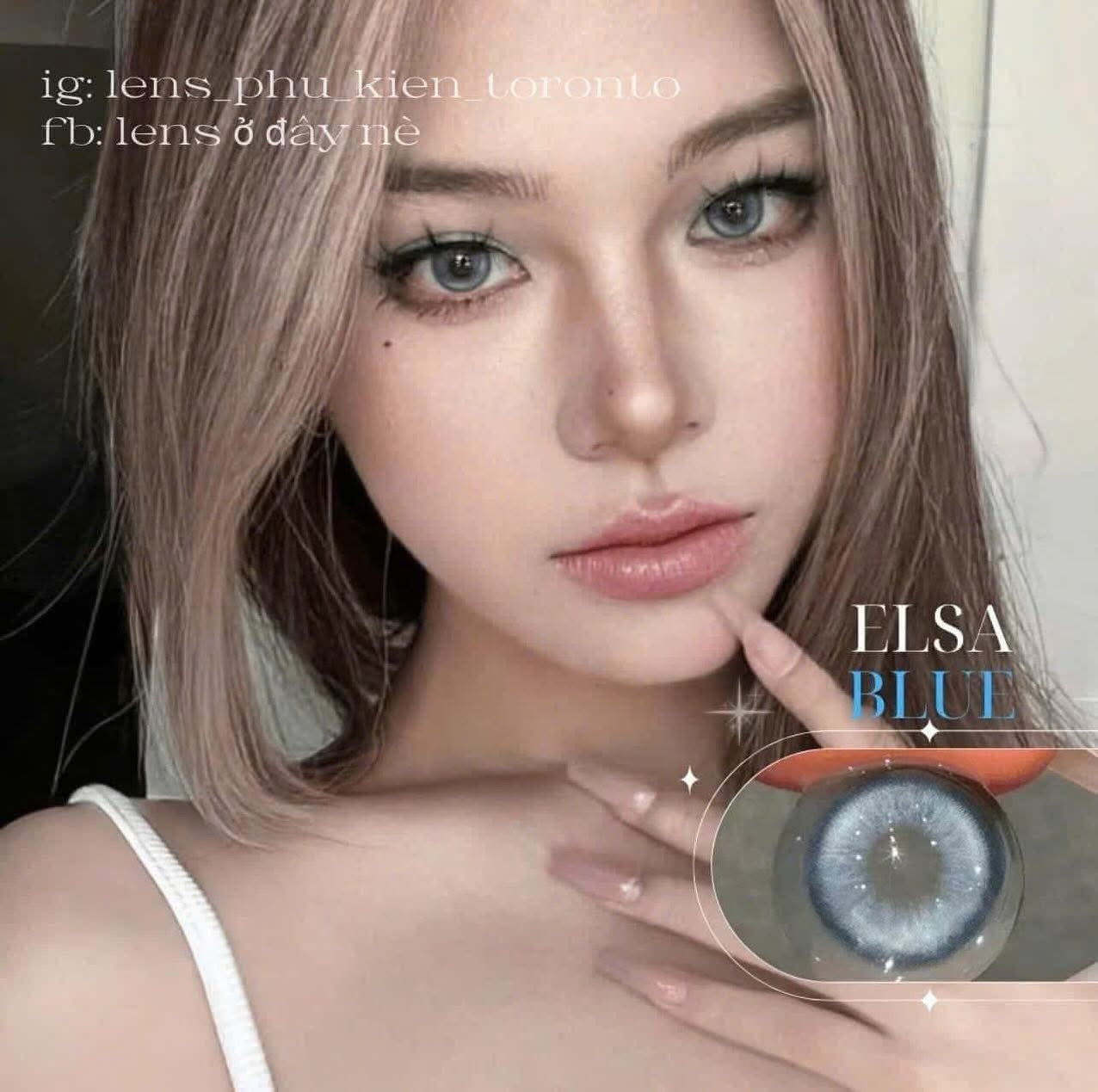 Contact Lens - Elsa Blue