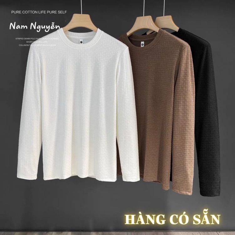 Áo dài tay len thanh lịch