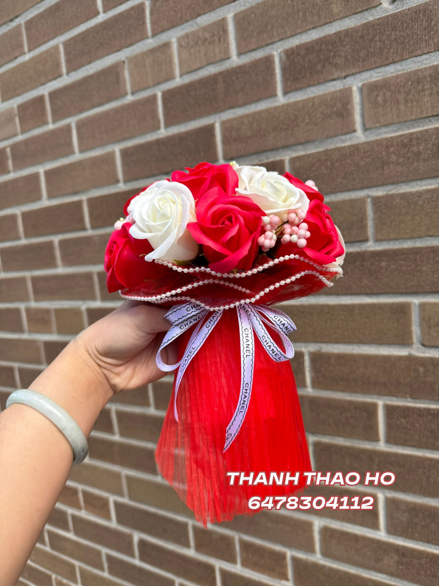 Hoa cưới tone đỏ rụng rời 🍒👰♀️
